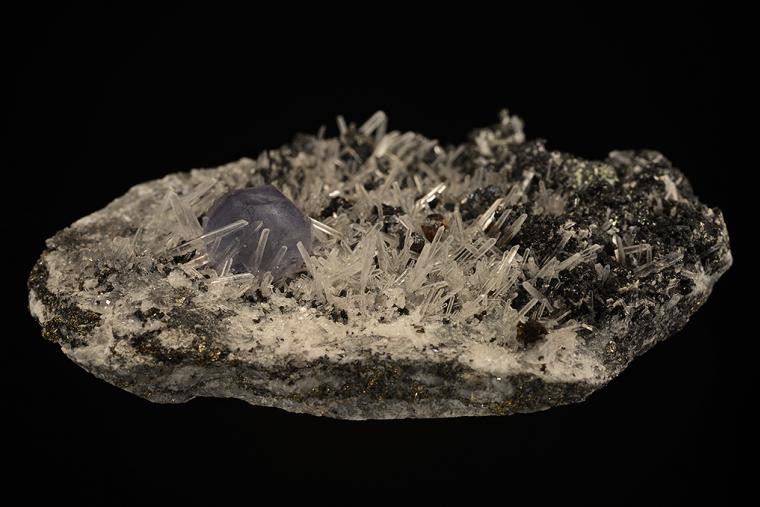 FLUORITE with QUARTZ and TETRAHEDRITE